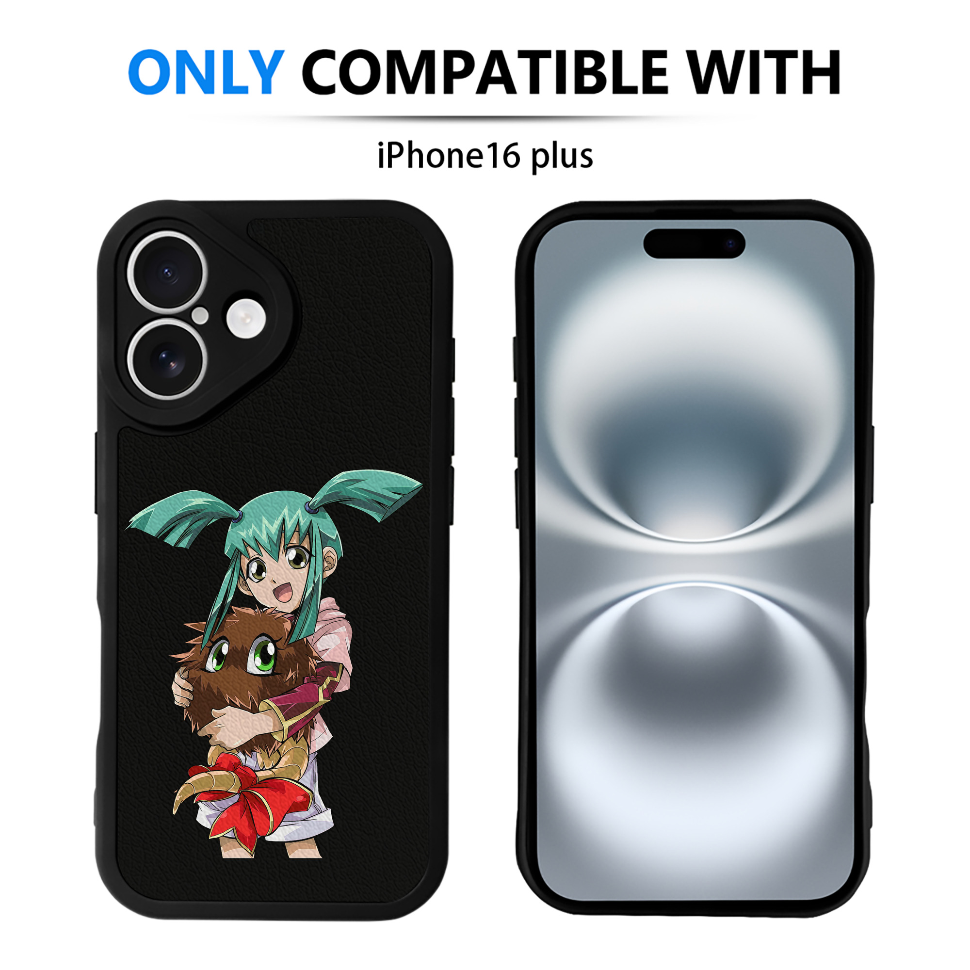 遊☆戯☆王 Yu-Gi-Oh! 【iPhone 16シリーズ対応】シリコンスマホケース（レザー調） 材質：シリコン